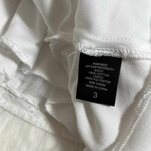 Trixxi White Spaghetti Strap Mini Juniors Dress - Picture 10 of 10